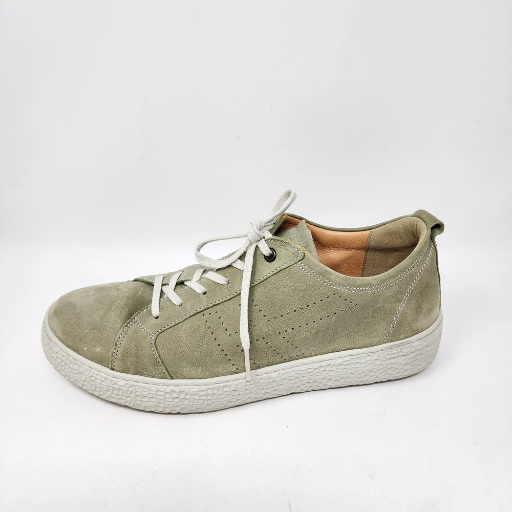 Hartjes Shoes Women's UK 8.5H/US 11W Phil Lace Up Nubuck Green Made In Austria